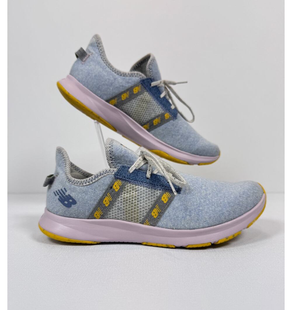 New Balance DynaSoft Nergize v3 Womens 10.5 Blue Yellow Walking Running Shoes
